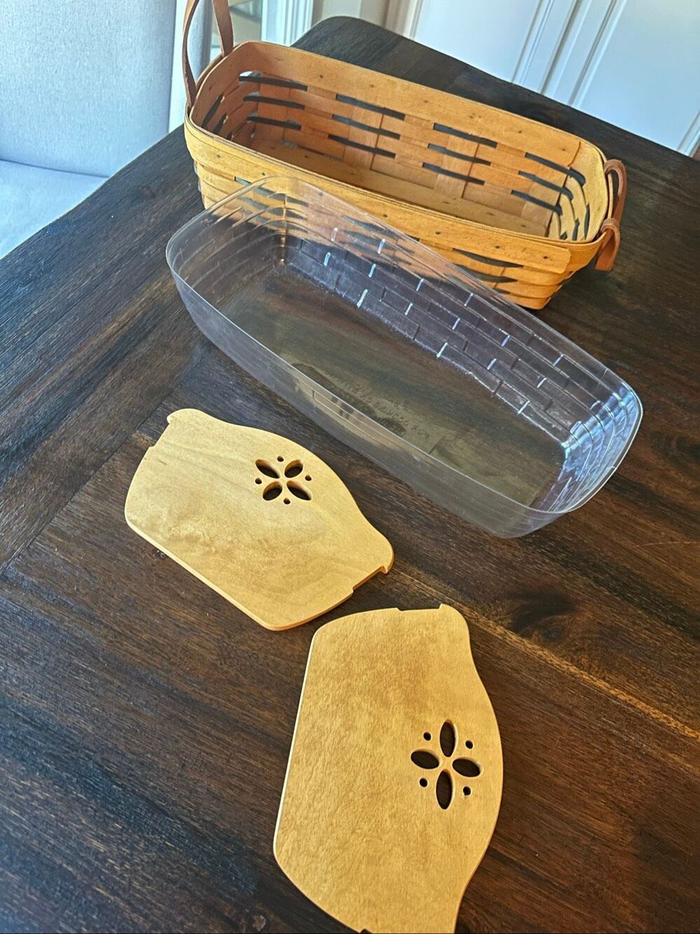 Vintage Longaberger bread basket set